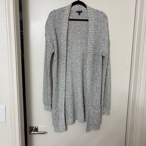 Express Gray Open-Front Women's Sweater